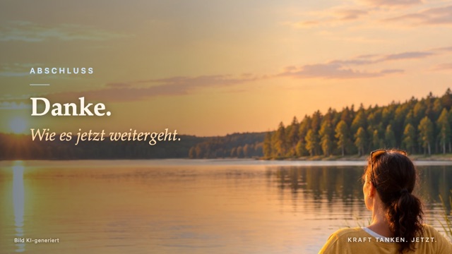 Abschluss: Wie es jetzt weitergeht